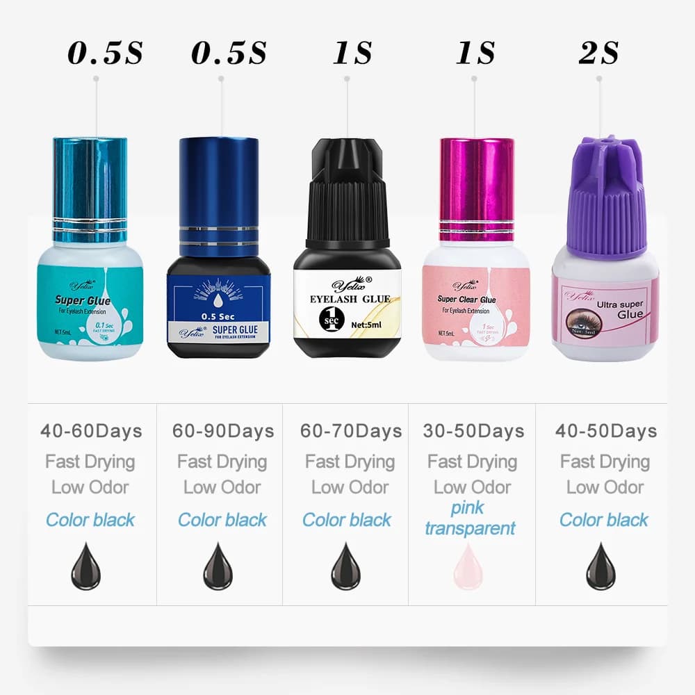 Colla Professionale per Extension Ciglia 5ml Confezione da 3