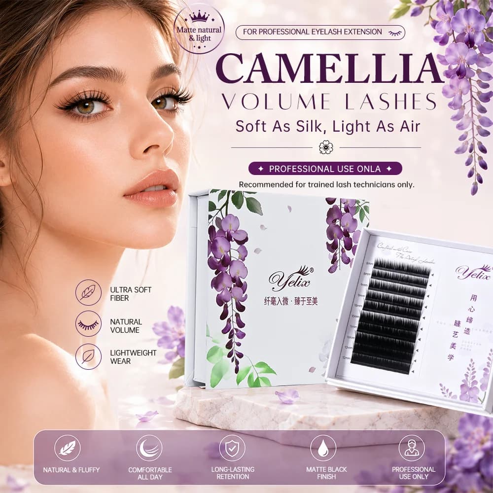 Extension ciglia volume Camellia morbide naturali
