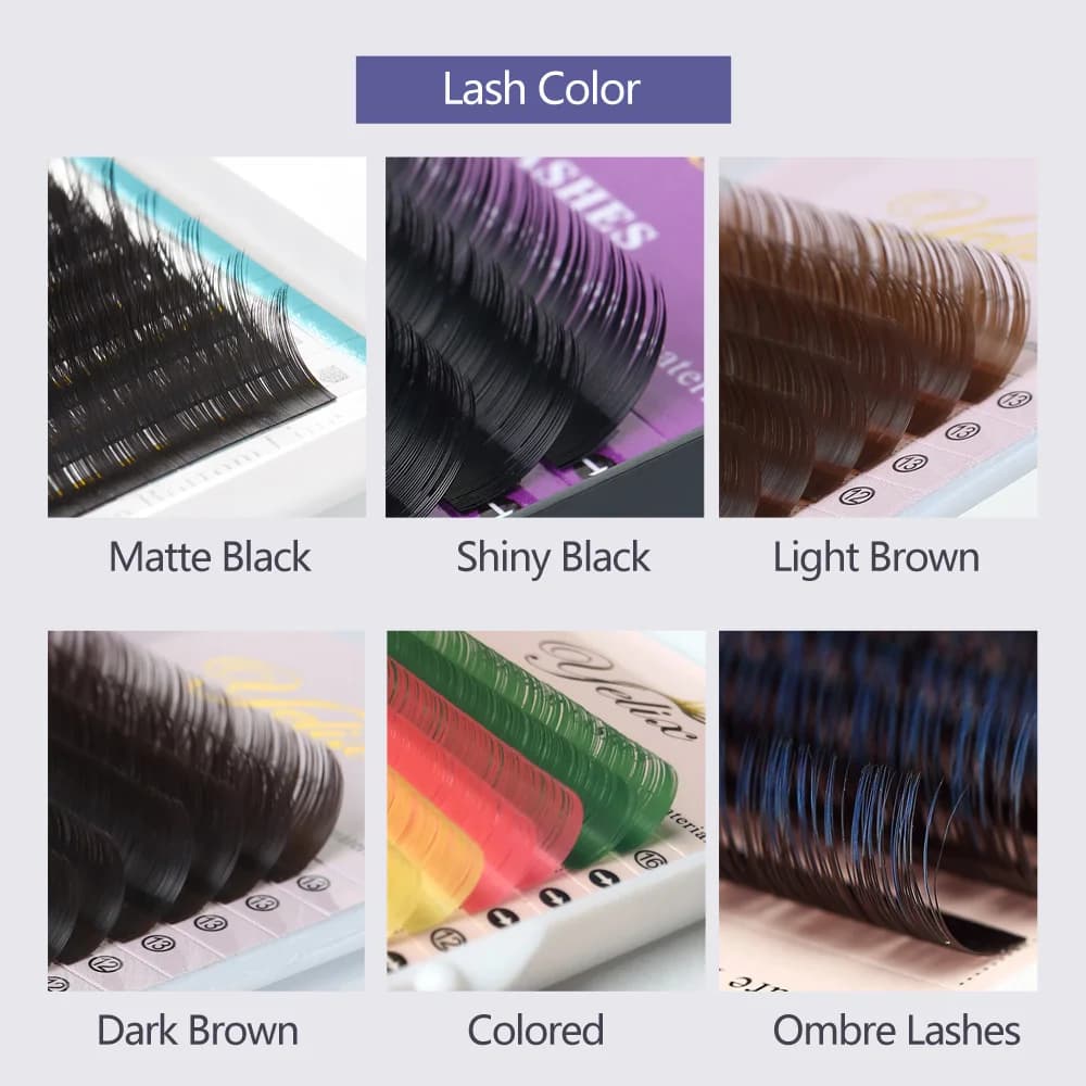 Packaging personalizzato private label per extension ciglia