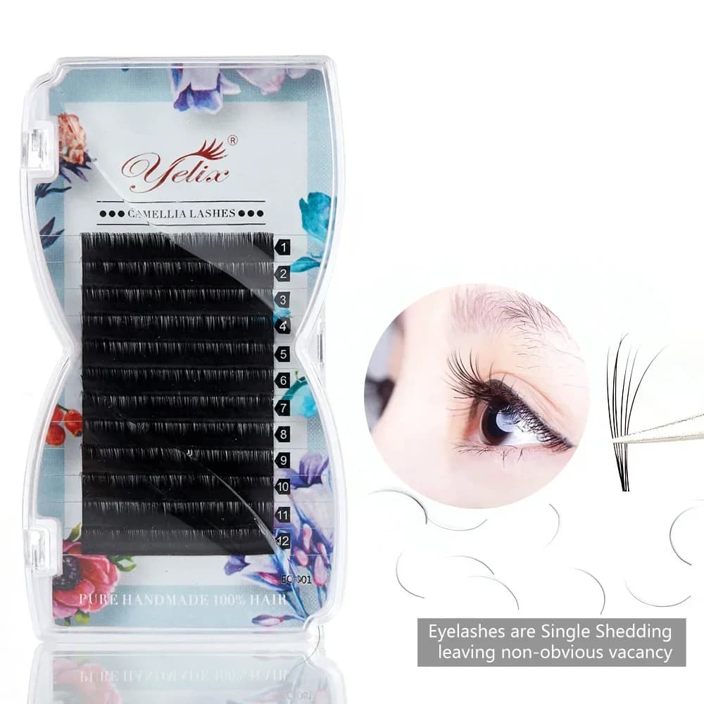 Extension ciglia singole Camellia Multi-Lunghezza