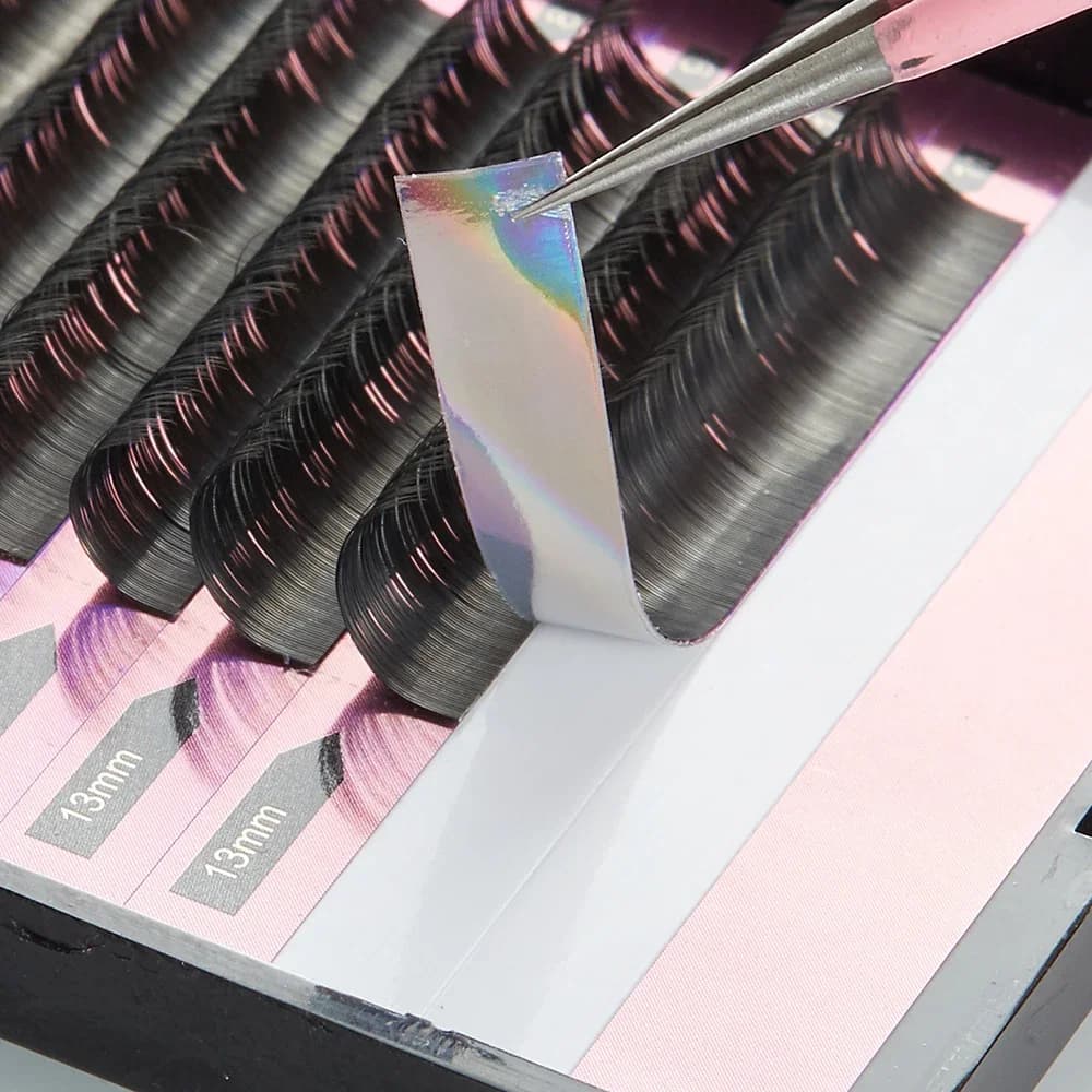 Extension Ciglia Individuali Air Ultra-Morbide Punta Piatta Ellittica