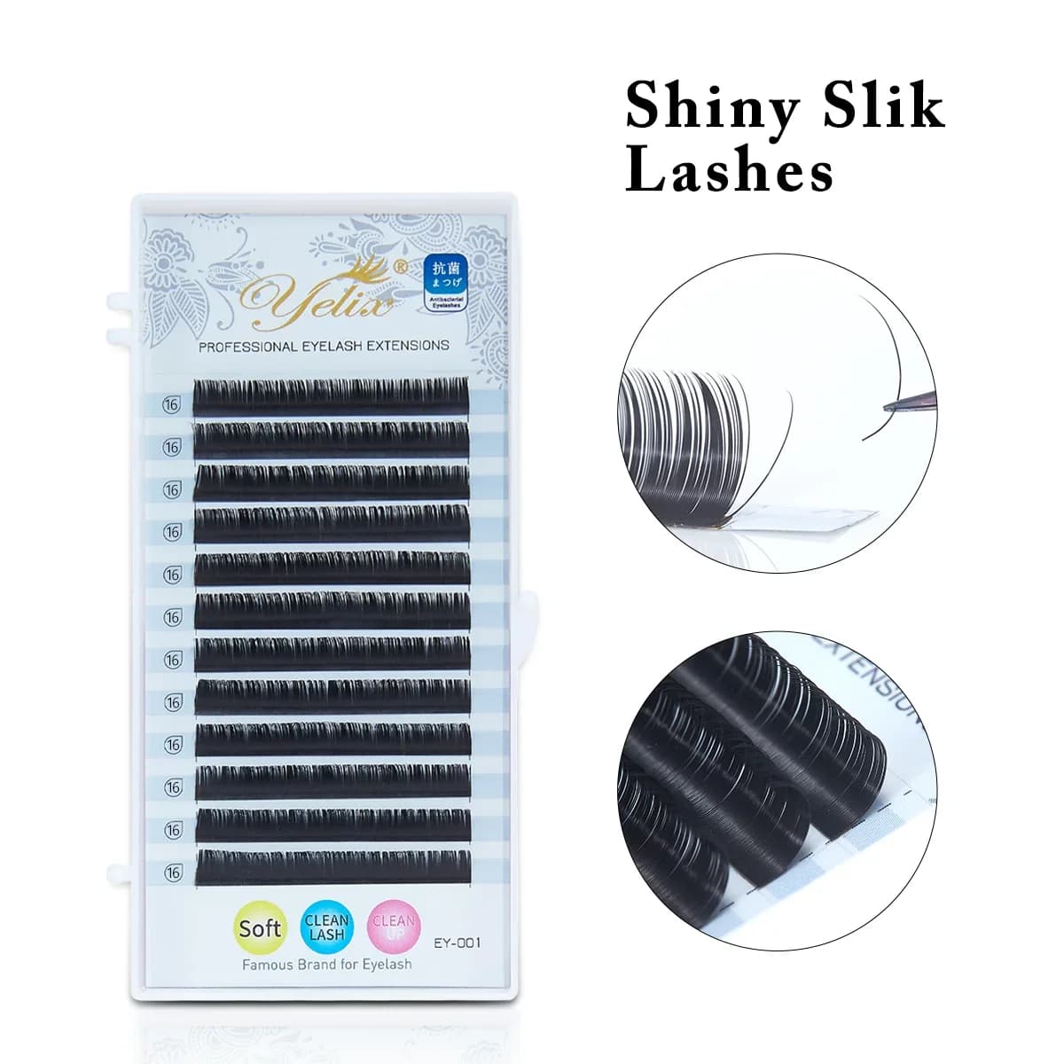 Silk Individual Eyelash Extensions per Volume Russo