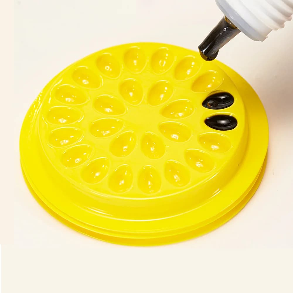 Porta Colla in Plastica a Forma di Fiore per Extension Ciglia