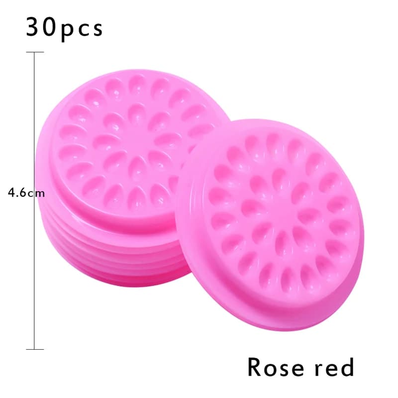 Porta Colla in Plastica a Forma di Fiore per Extension Ciglia