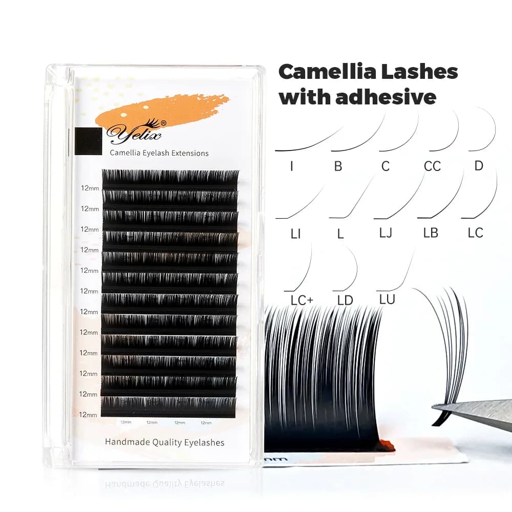 Extension ciglia singole Camellia Bloom LB LJ Curl
