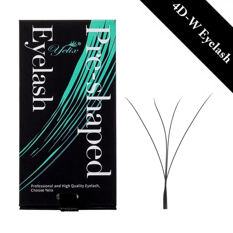 Ventagli premade 4D a forma di W 0.07mm Curvatura D