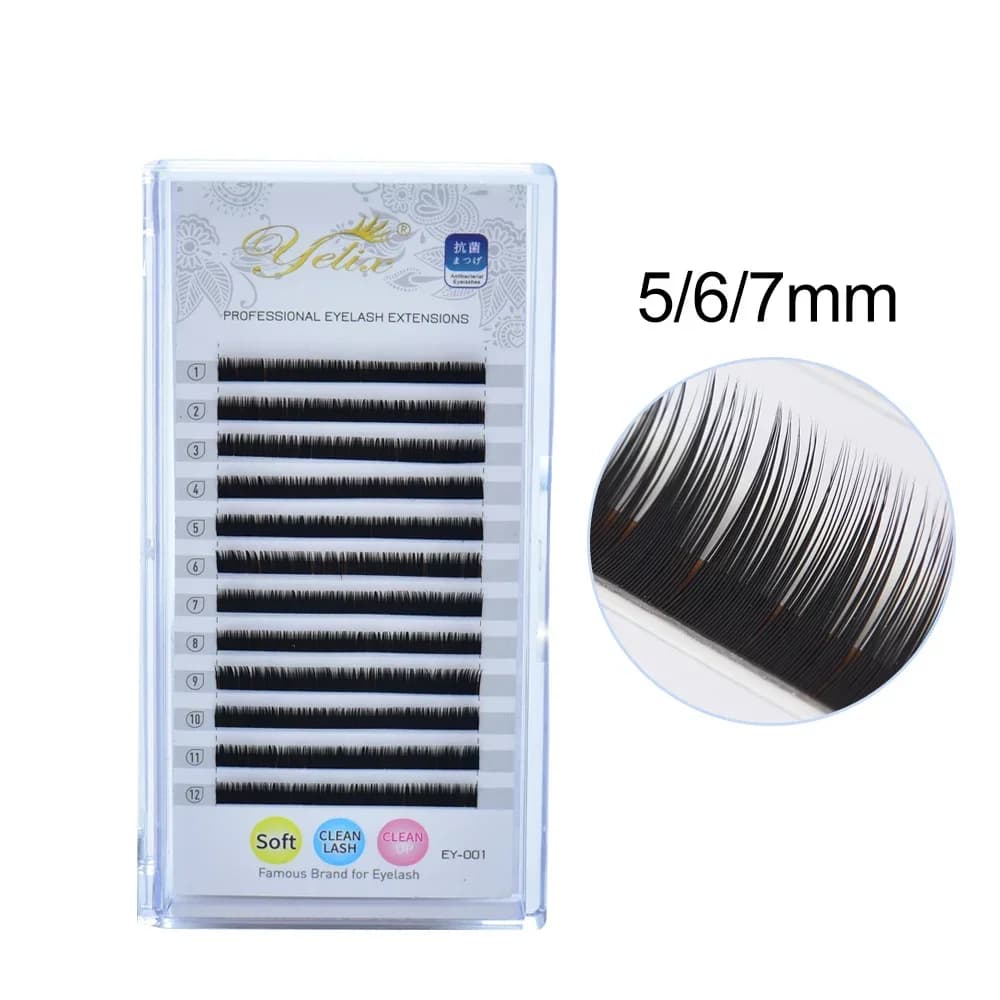 Extension Ciglia Inferiori Corte 6-8mm