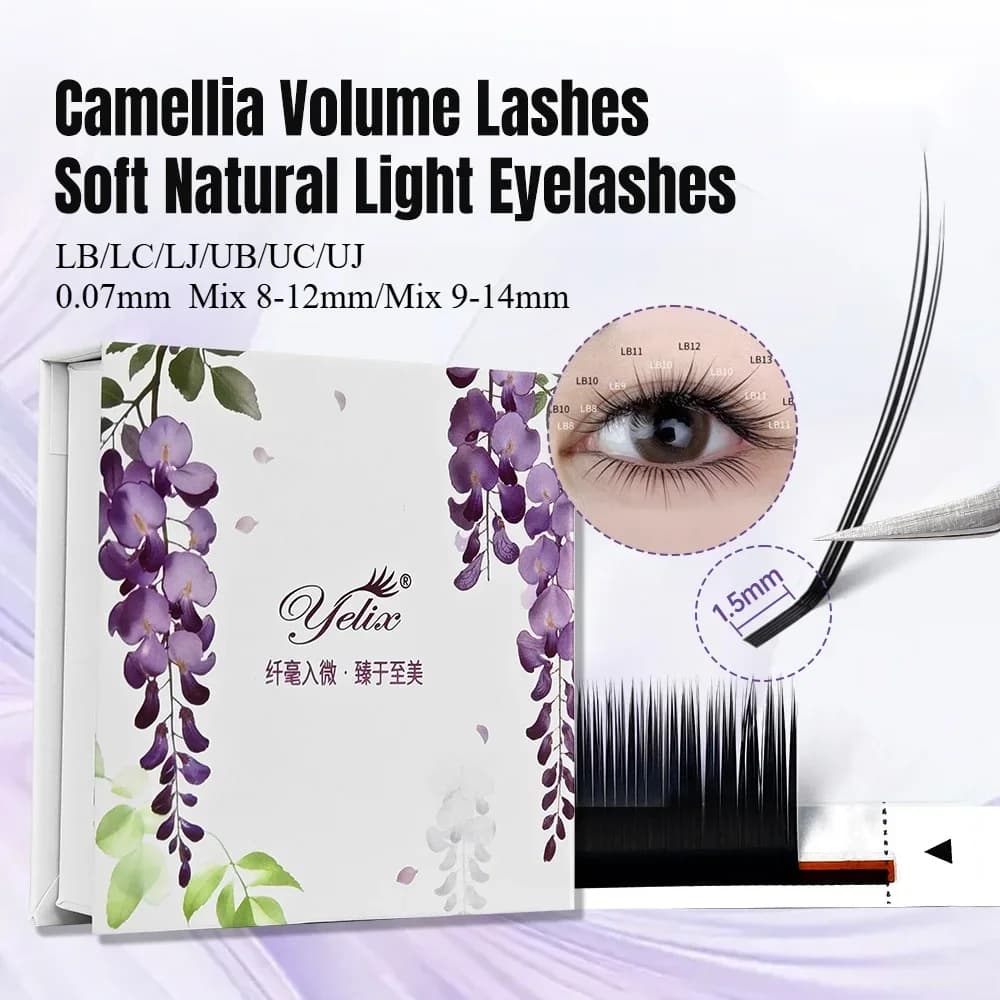 Extension volume Camellia Upturned con radice corta