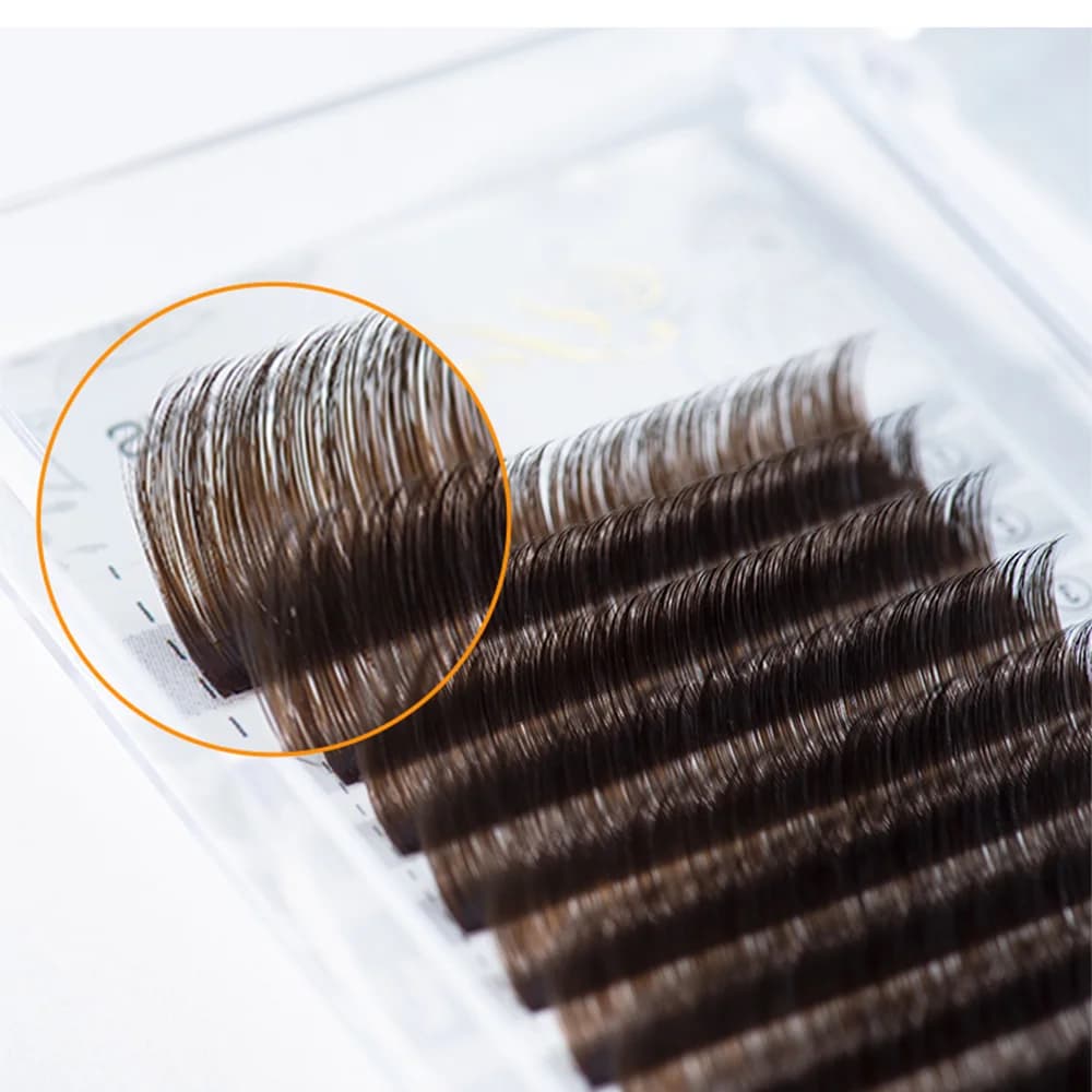 Extension ciglia volume Easy Bloom marrone scuro