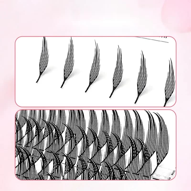 Extension ciglia Ventagli premade Bloom a forma di Spira