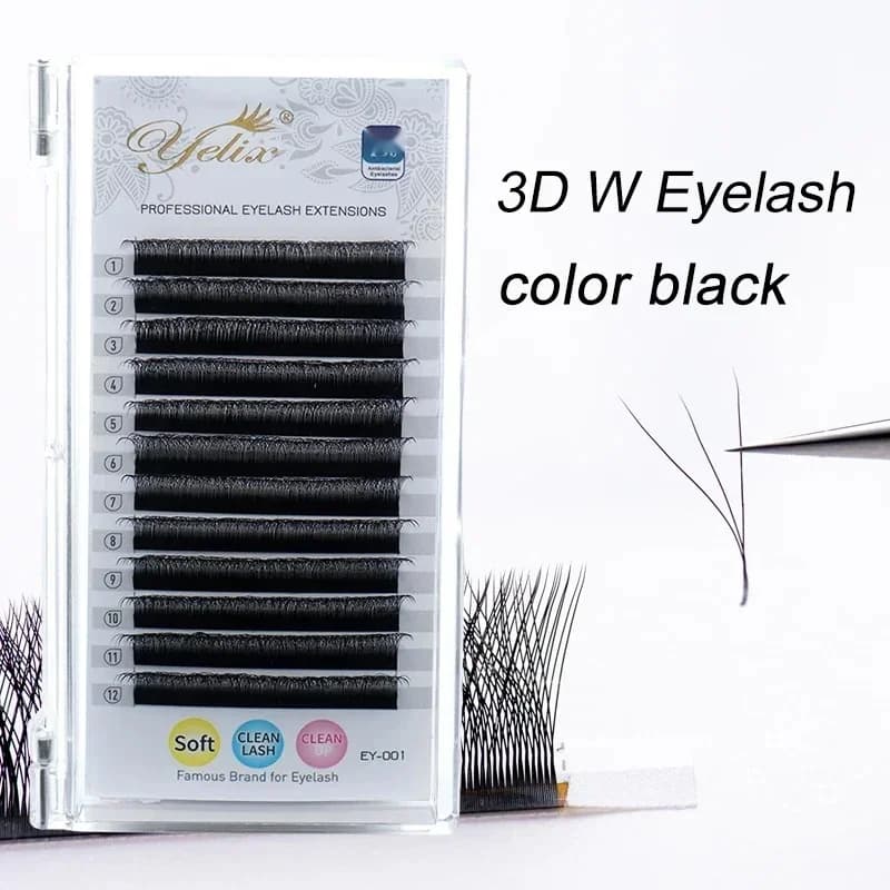Extension ciglia W Shape 3D Soft Clover in visone
