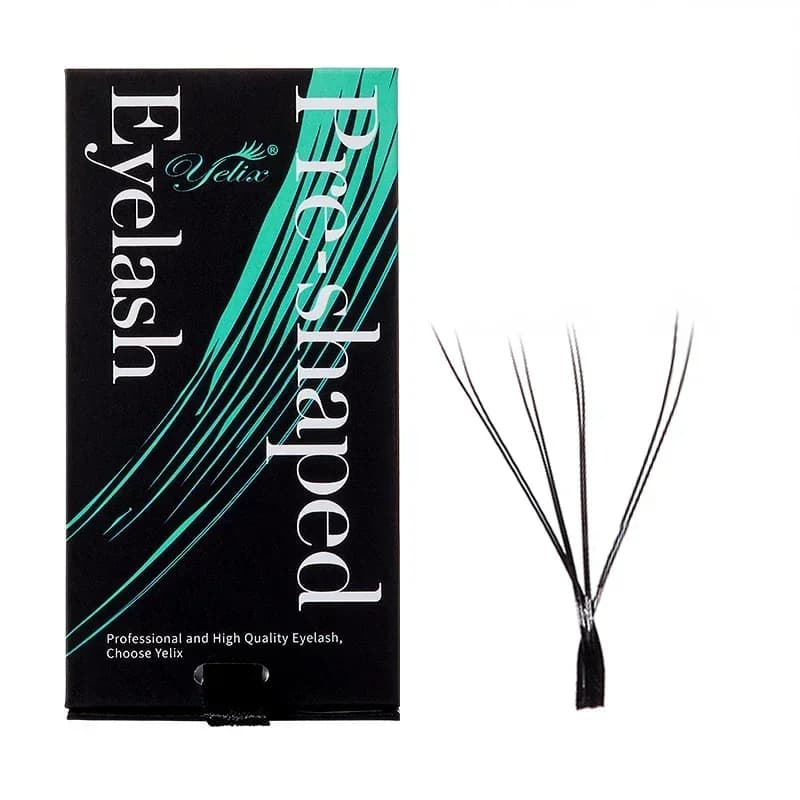 Ventagli premade 4D a forma di W 0.07mm Curvatura D