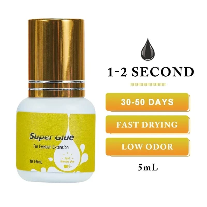 Colla Professionale per Extension Ciglia Ad Asciugatura Rapida e Forte Tenuta