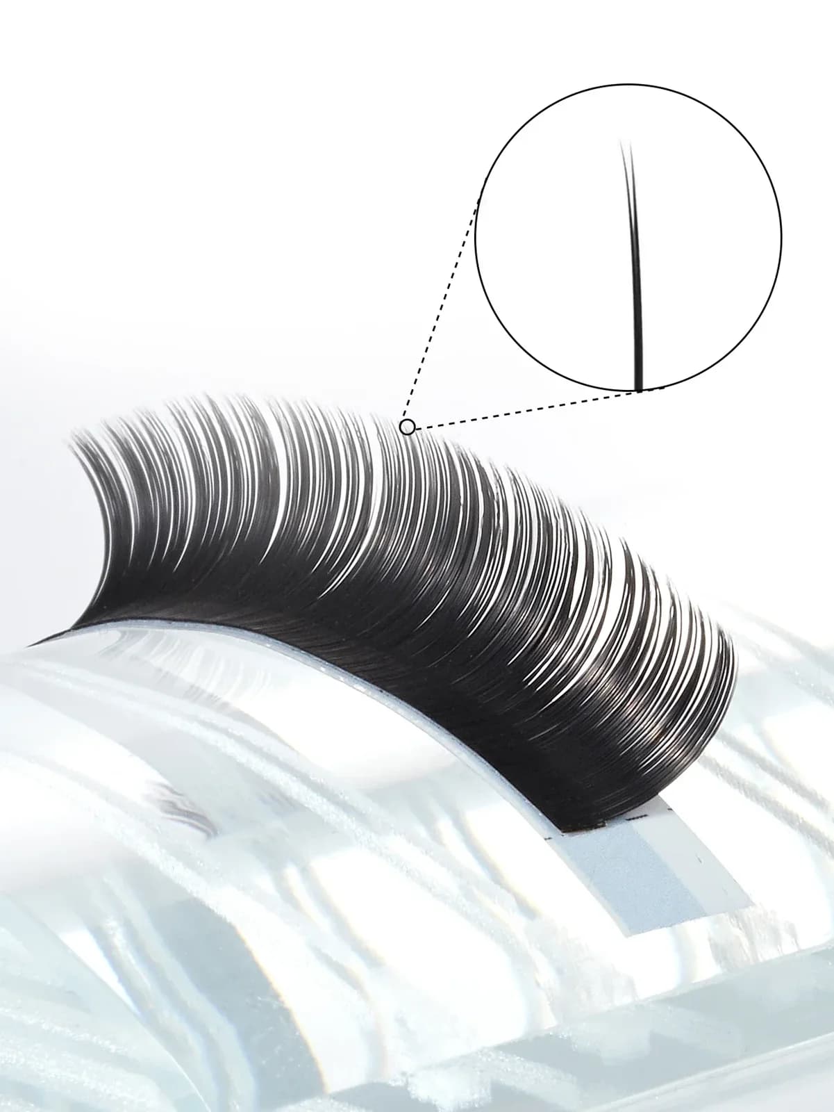Ciglia Extension Matte Naturali Piatta Ellittica Classica