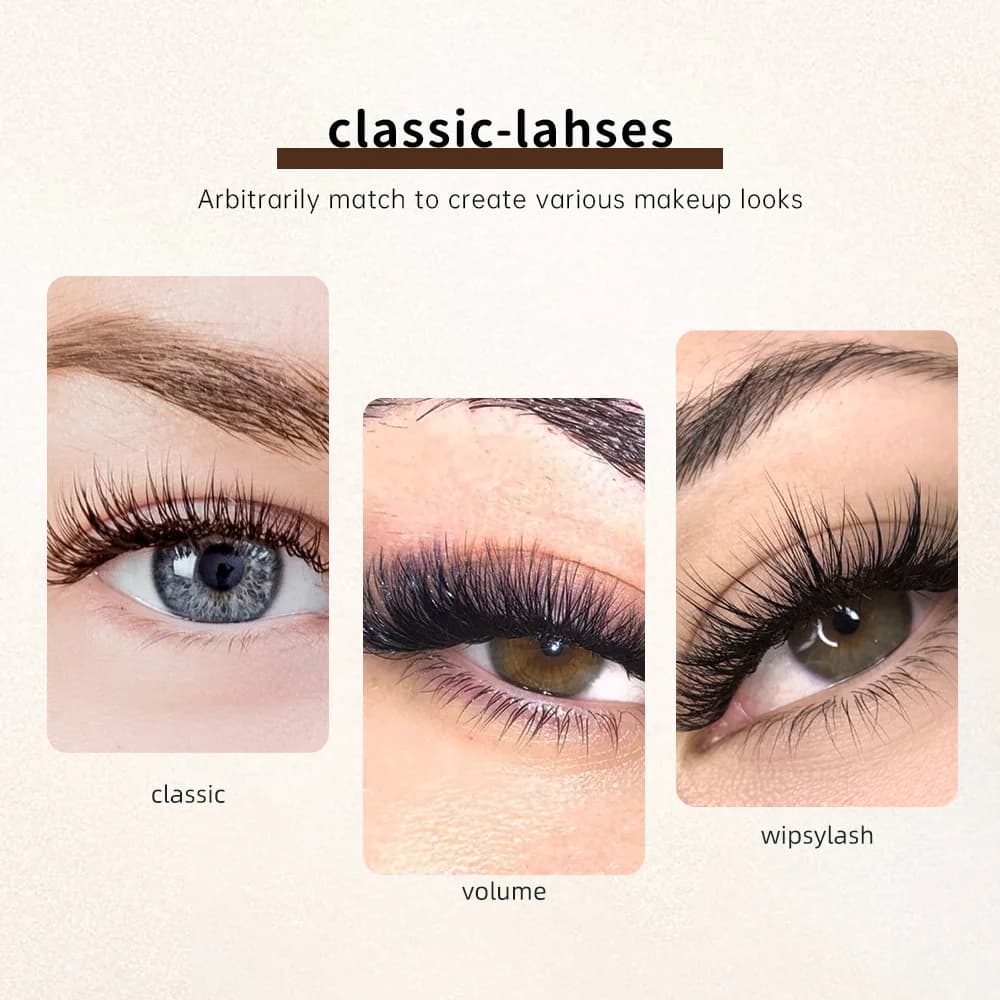 Extension Ciglia Individuali Classiche Premium con Adesivo