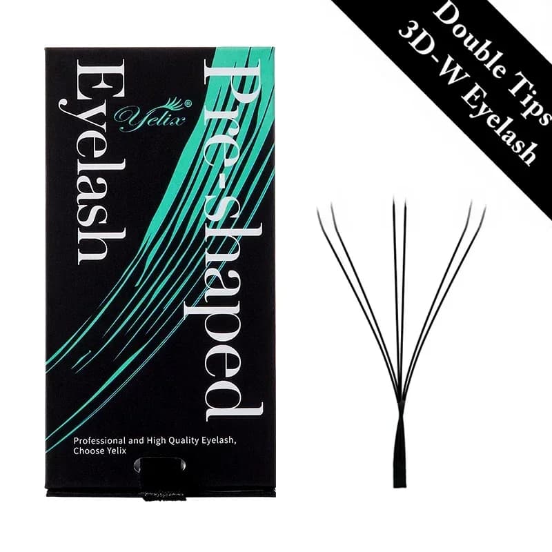 Ventagli premade 4D a forma di W 0.07mm Curvatura D