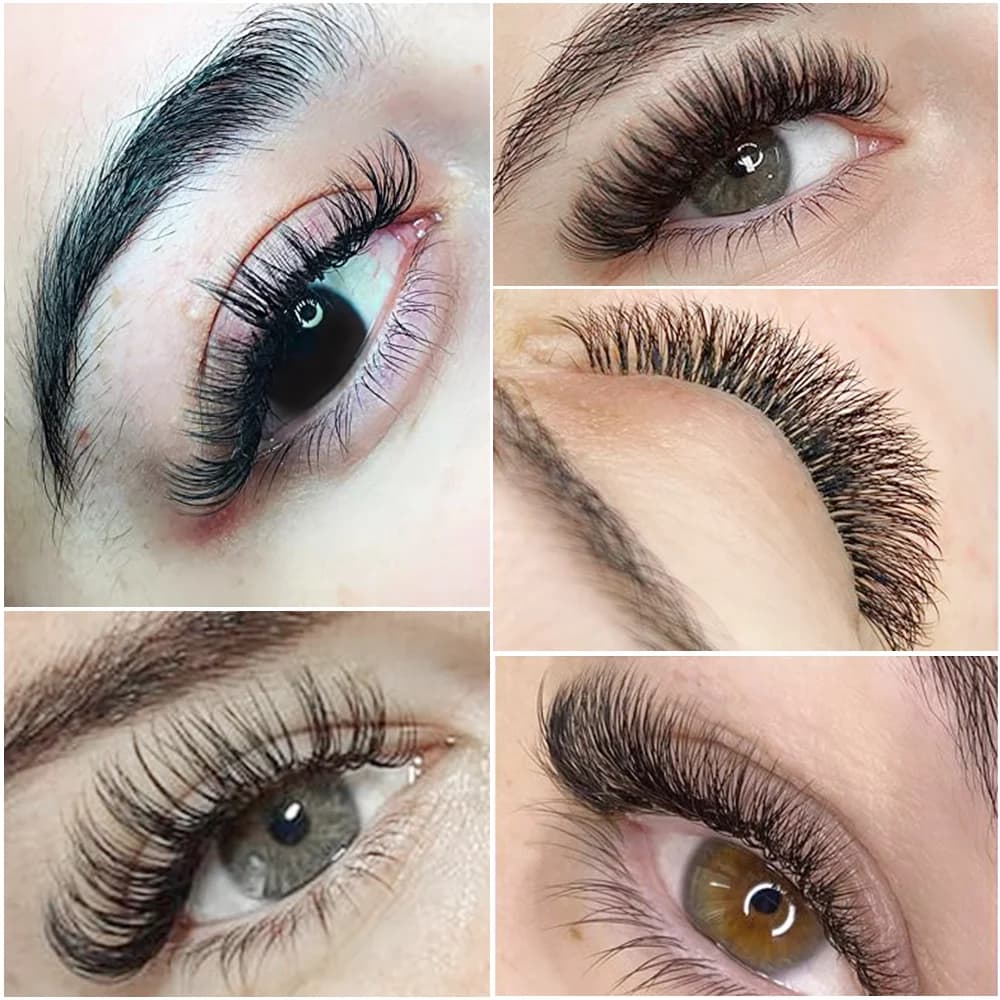 Extension ciglia volume classic matte, curvatura D+, 7-16mm